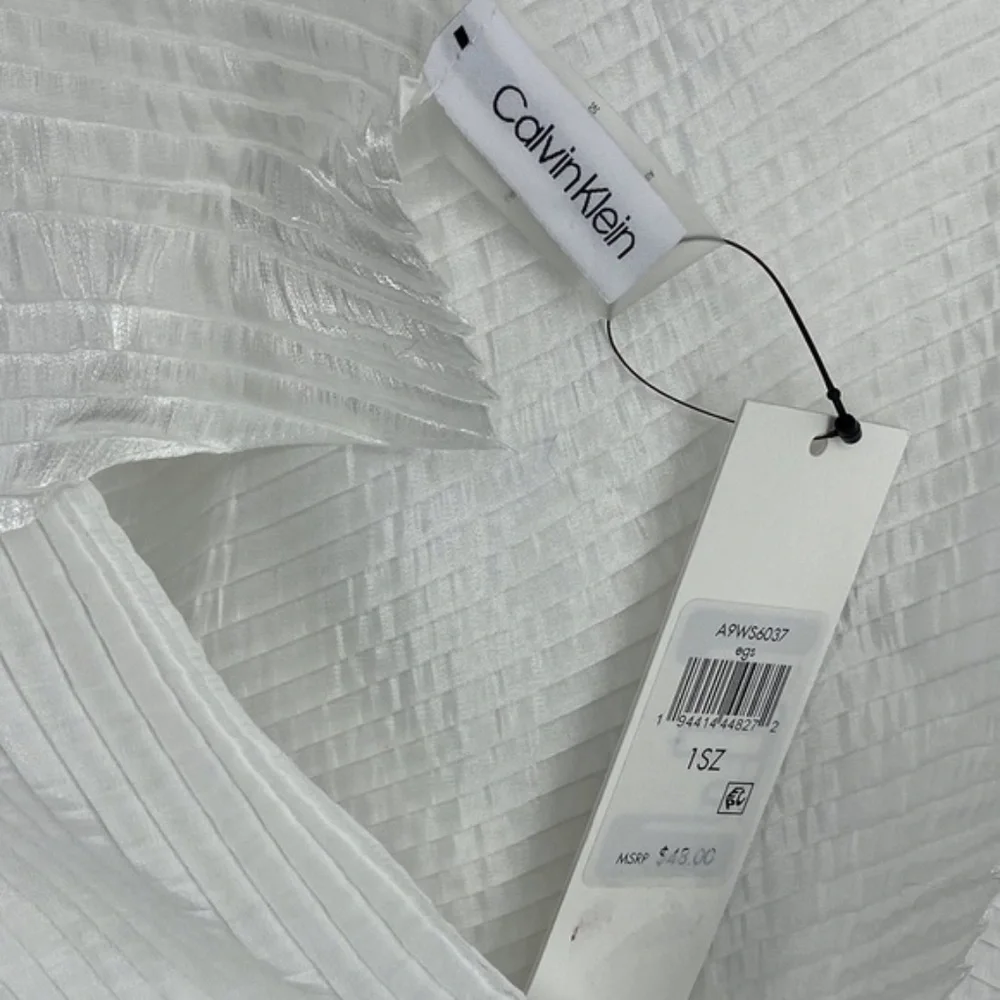 Calvin Klein accordion pleating
